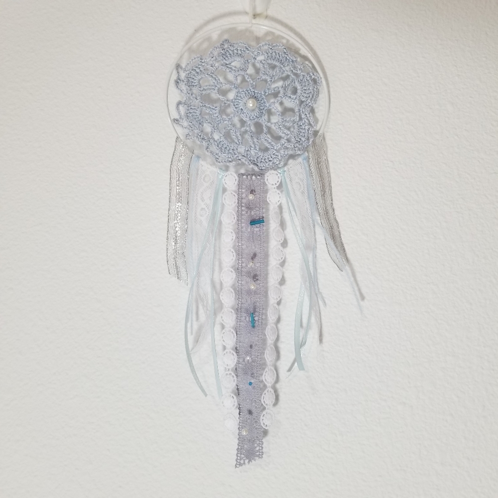 🌸 Small One-of-a-kind Unique Handmade Boho Dream Catcher Wall Home Decor